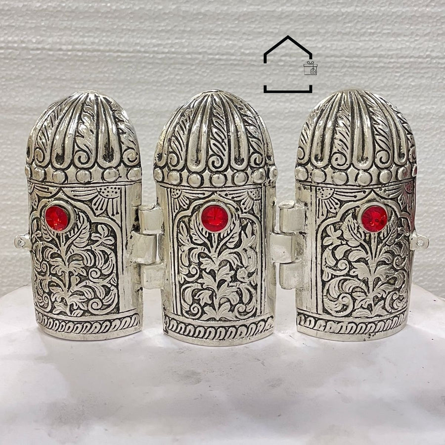 German Silver Openable ram-Darbar