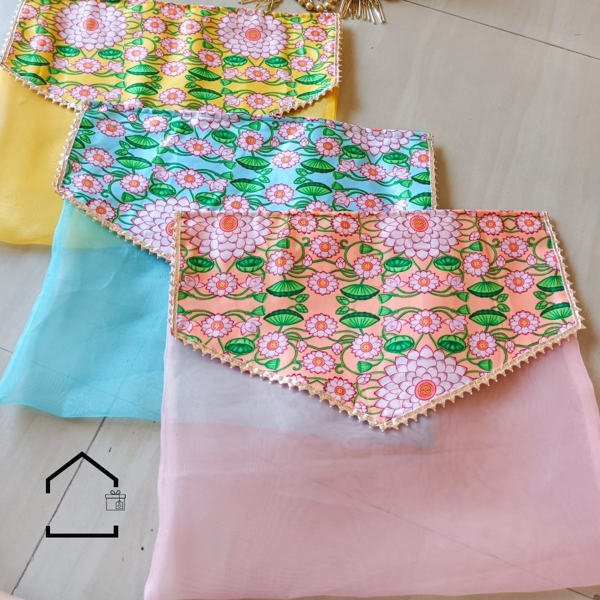Pichwai Heritage Saree Cover Bag