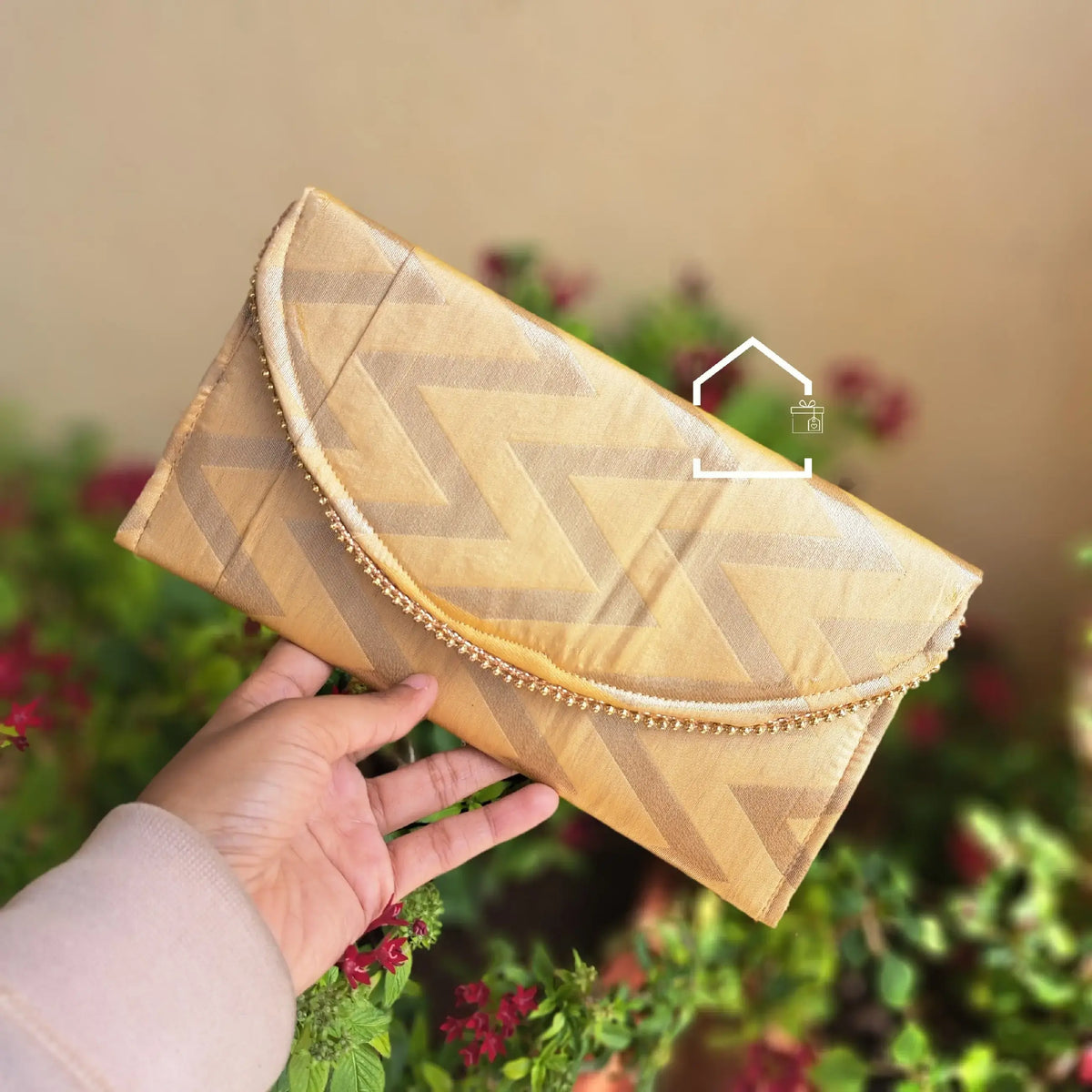 Chevron Luxe Wedding Clutch- Set of 10