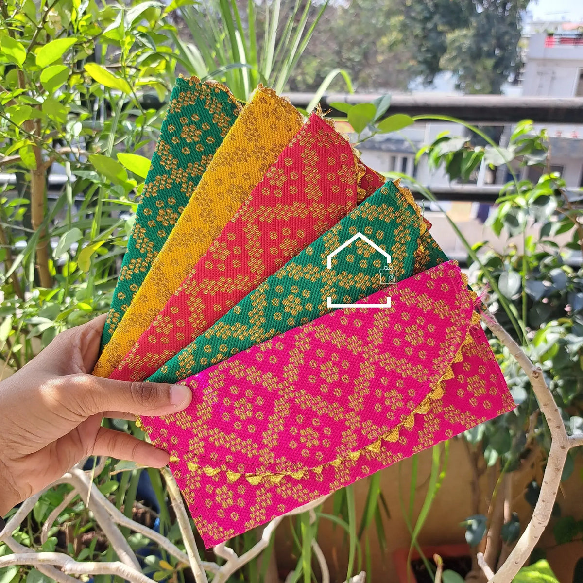 Rajwadi Brocade Shagun Envelope Set