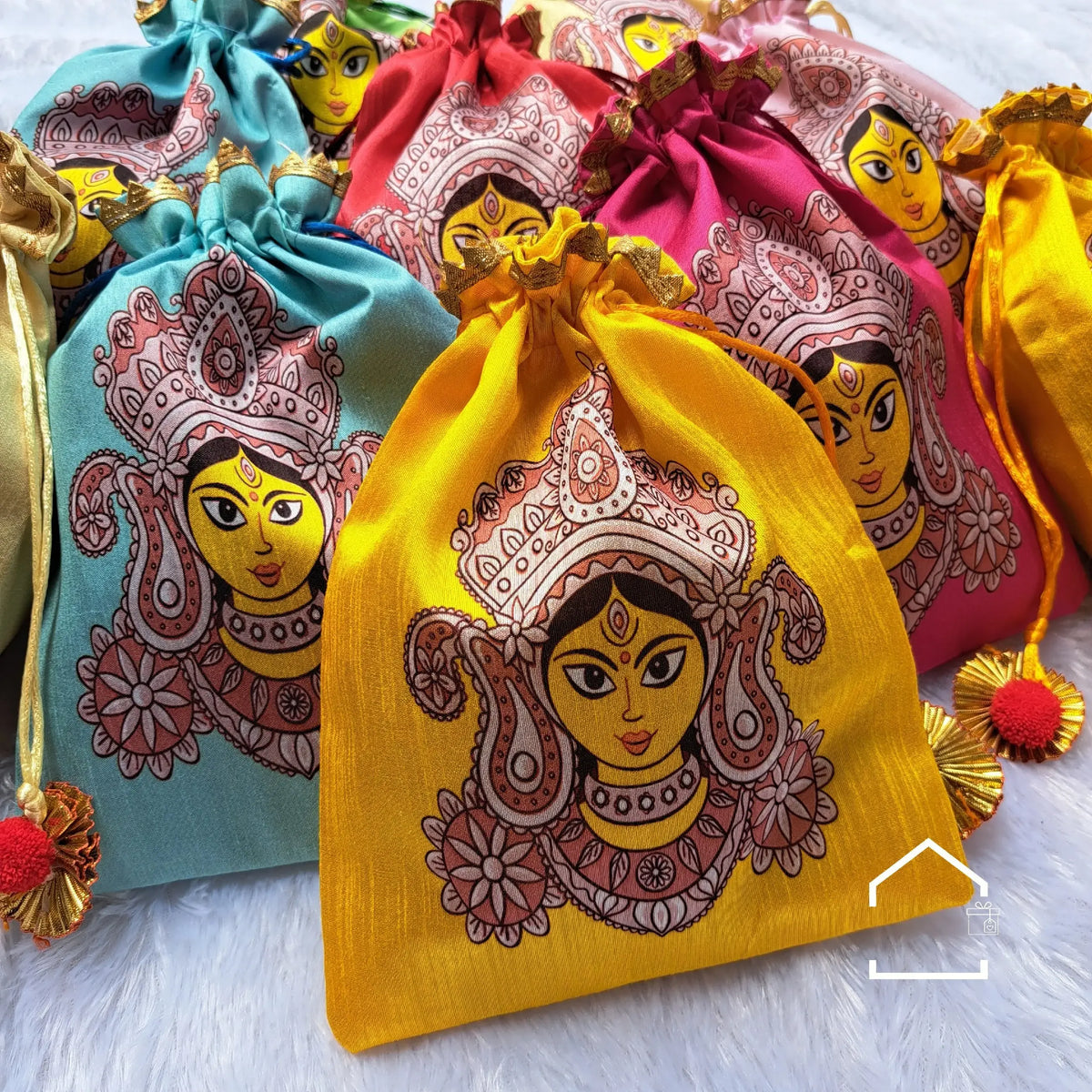 Divine Durga Maa Festive Potli - Set Of 10