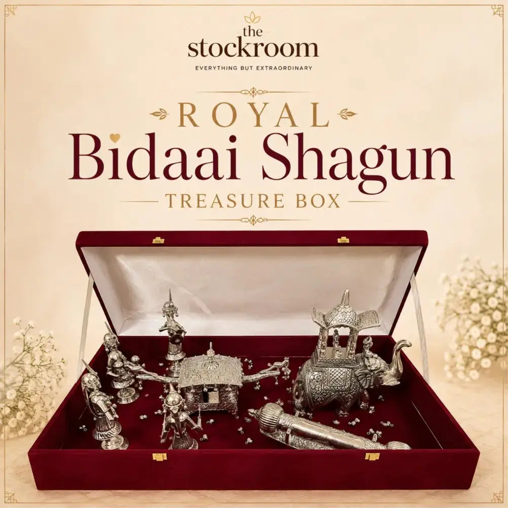 Royal Bidaai Shagun Silver Heritage Treasure Box
