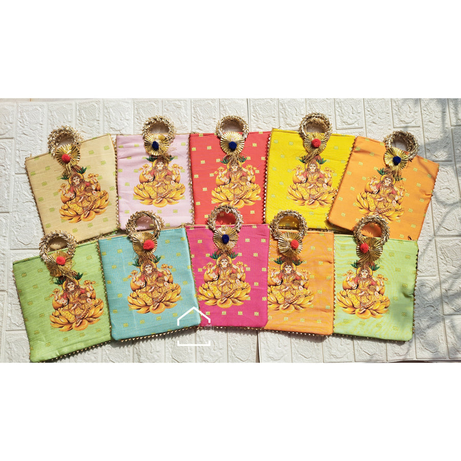 Mahalaxmi Heritage Gift Bags – Set of 10