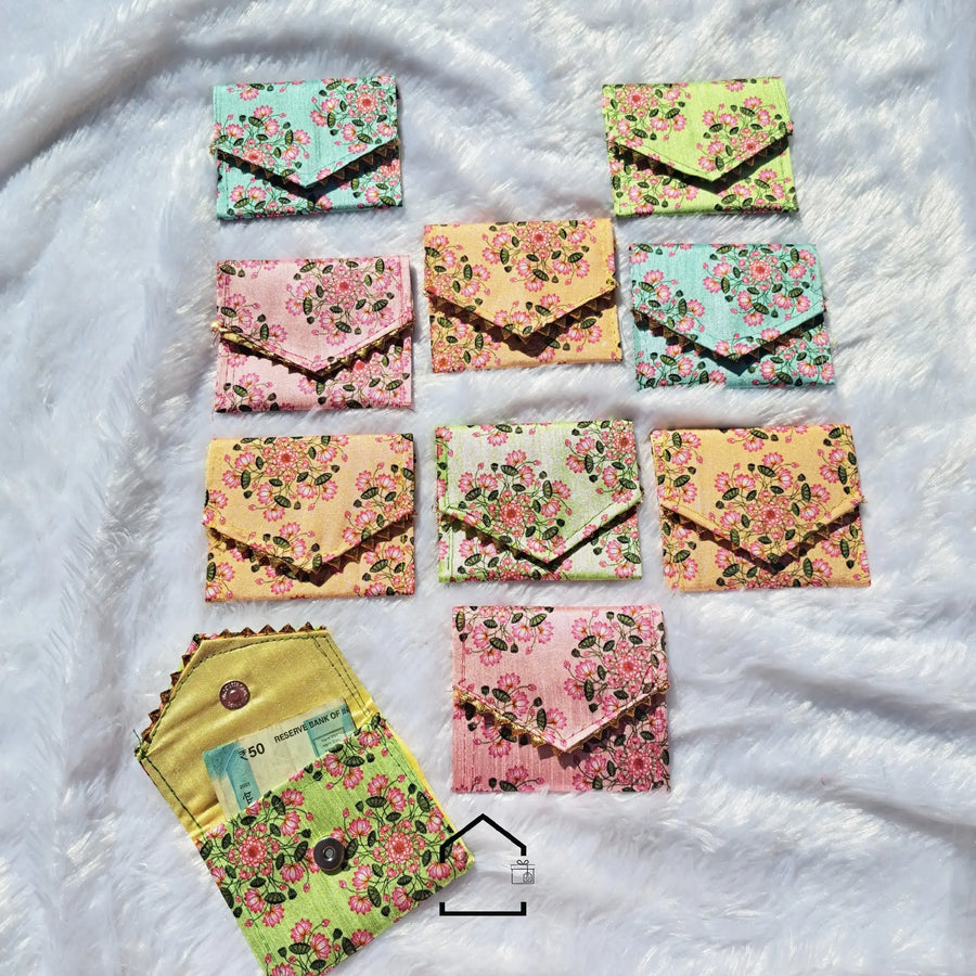 Pichwai Bloom Heritage Coin Pouch  - Set Of 20