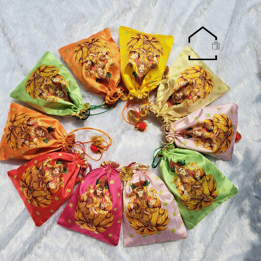 Laxmi Ji Giveaway Potli- Set Of 10